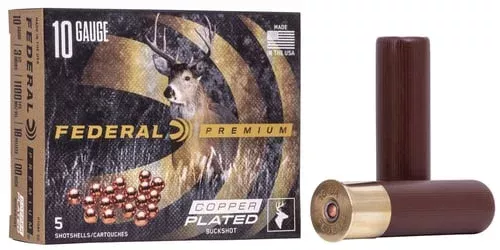 VITAL – SHOK 10GA 3.5IN MAG 18P 00 5RD/BXVital – Shok Premium Big Game Buckshot 10 gauge – 3 1/2″ – 1100 muzzle velocity – 18 pellets – 00 Buck – 5 rounds per box